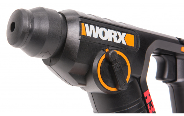Перфоратор аккумуляторный WORX WX394.3, 20В, 2Ач х 1, кейс