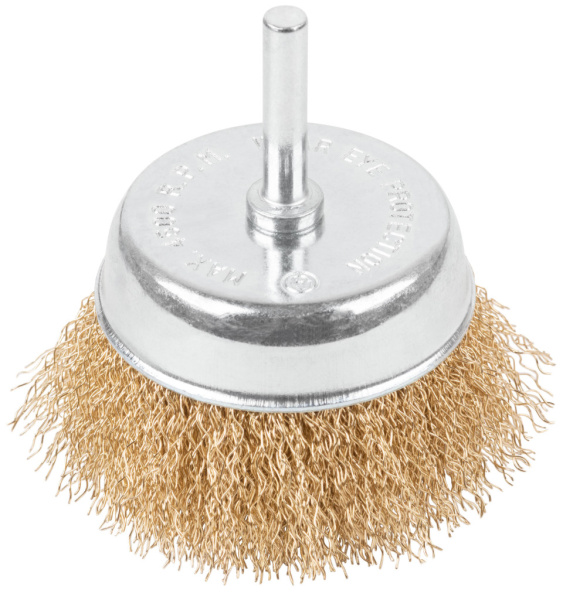 75 мм Щетка для дрели «Чашка» латунь Cutop Profi 82-912