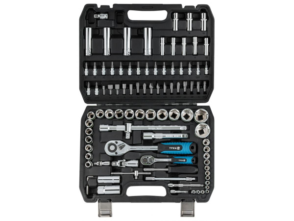 Набор головок и бит 94пр. ТРЕК (1/4", 1/2", 6 граней)