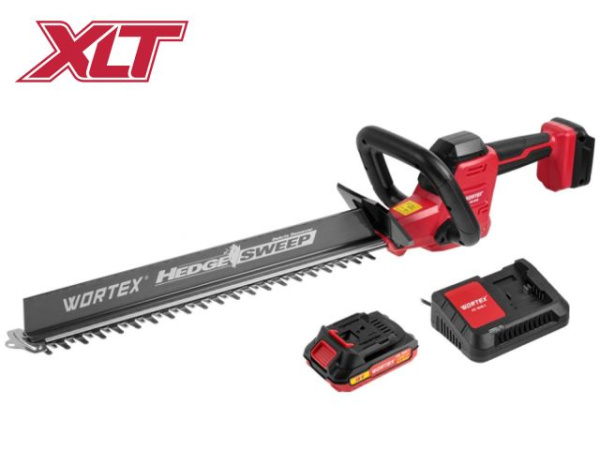 Аккумуляторный кусторез WORTEX DB 5018 ALL1 XLT SET с акб и зу, 18В, 500 мм, шаг 17 мм