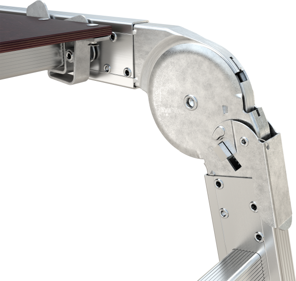 Лестница-трансформер профессиональная 4x3 ступеней с помостом ширина 650 мм NV3332 Новая высота 3332403