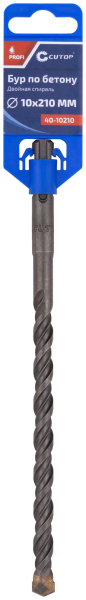 10x150/210 мм Бур по бетону SDS-plus Cutop Profi 40-10210