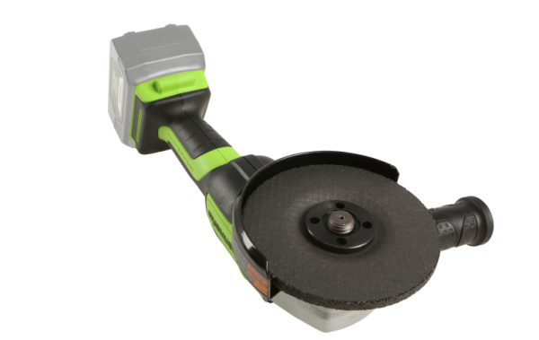 Угловая шлифовальная машина аккумуляторная Greenworks GD24AGK2 24В (в комплекте с АКБ 2А/ч + ЗУ)