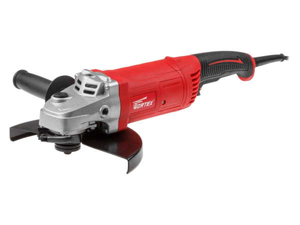 Двуручная углошлифмашина WORTEX AG 2326 в кор. (2600 Вт, диск 230х22 мм, плавный пуск, поворотная рукоятка)