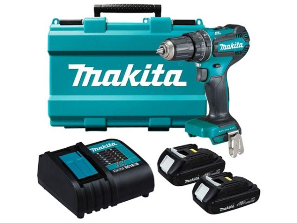 Аккум. ударная дрель-шуруповерт MAKITA LXT DHP 485 SYE в чем. 