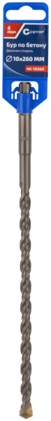 10x200/260 мм Бур по бетону SDS-plus Cutop Profi 40-10260