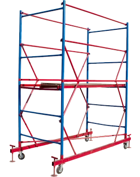 Вышка-тура ВСП стальная 1+1 высота до помоста 1,4 м площадка 1,2x2 м