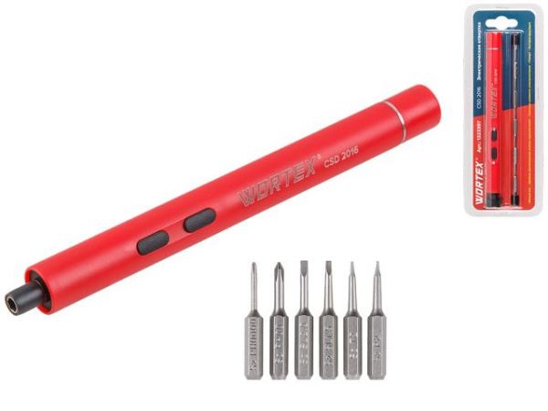 Отвертка электрическая Wortex CSD 2016 в блистере 