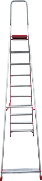 Стремянка профессиональная алюминиевая 10 ступеней NV 3110 Новая высота 3110110