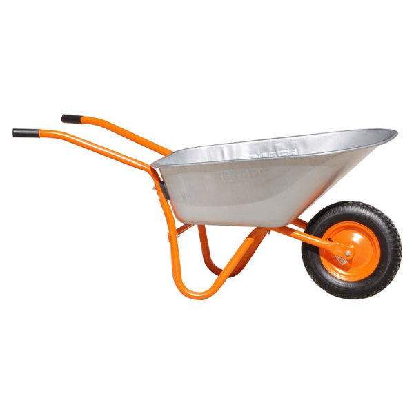 Тачка строительная BRADO 1x150 OPTIMA (до 150л, до 250 кг, 1х4.00-8, пневмо , ось  16*125)