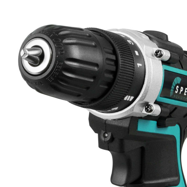 Аккумуляторная дрель-шуруповерт Spec DF220S (2 ск,Li-ion 12В, 2 акк, 1,5 А/ч, кейс)