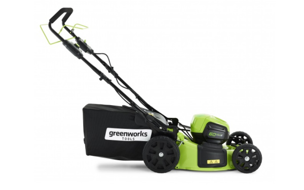 Газонокосилка аккумуляторная самоходная GreenWorks GD60LM46SP 46см 60В
