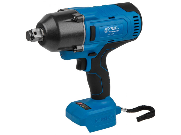 Аккум. ударный гайковерт BULL SC 1801 в кор. (18.0 В, БЕЗ АККУМУЛЯТОРА И ЗУ, тип посадки 3/4 ", 1000 Нм, вес 3.3 кг)
