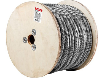 10 мм Трос стальной оцинк. DIN 3055 (бухта 100 м)