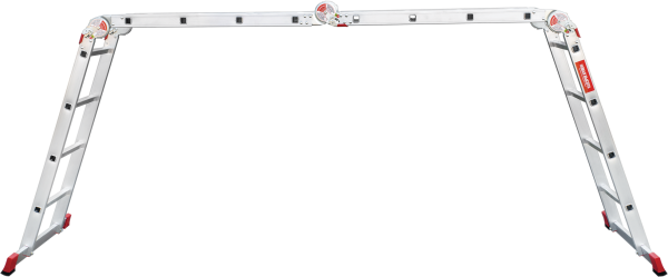 Лестница-трансформер профессиональная 4х4 ступени ширина 400 мм NV3320 Новая высота 3320404