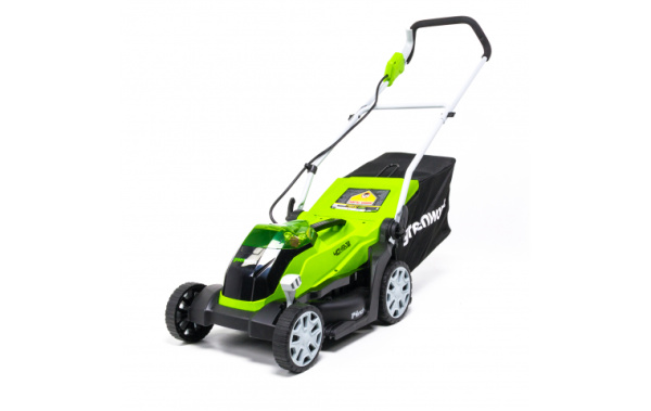 Газонокосилка аккумуляторная Greenworks G40LM35 35см 40В