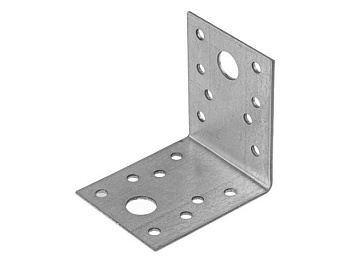 53х65х65 мм 2,5 мм Уголок крепежный KU белый цинк (20 шт.)