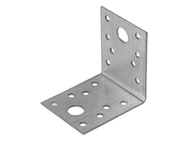 53х65х65 мм 2,5 мм Уголок крепежный KU белый цинк (20 шт.)