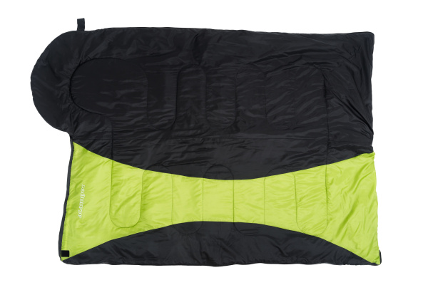 Спальный мешок ACAMPER HYGGE 2*200г/м2 (black-green)