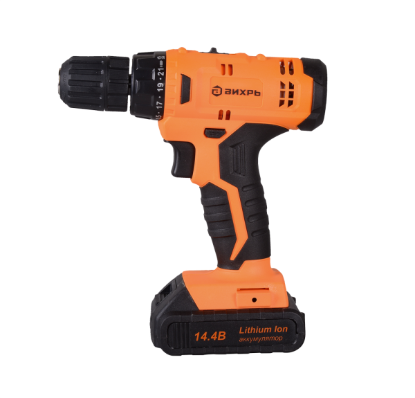 Дрель-шуруповерт аккумуляторная ДА-14,4Л-2К (2,0 А/ч) Вихрь
