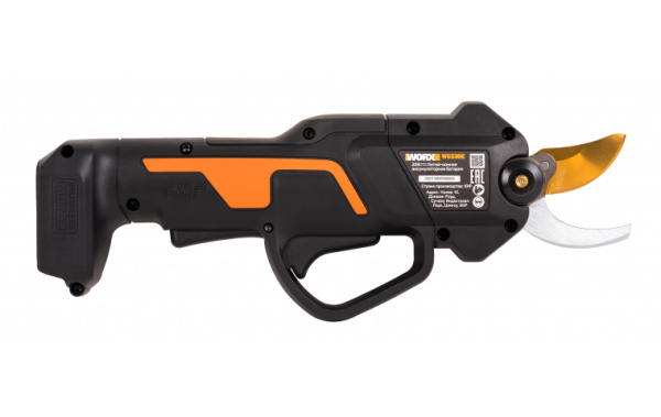 Секатор аккумуляторный WORX WG330E.9, 20В, 25см, без АКБ и ЗУ