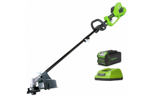 Триммер аккумуляторный Greenworks GD40BCK4 40В ( в комплекте c АКБ 4 А/ч + ЗУ)