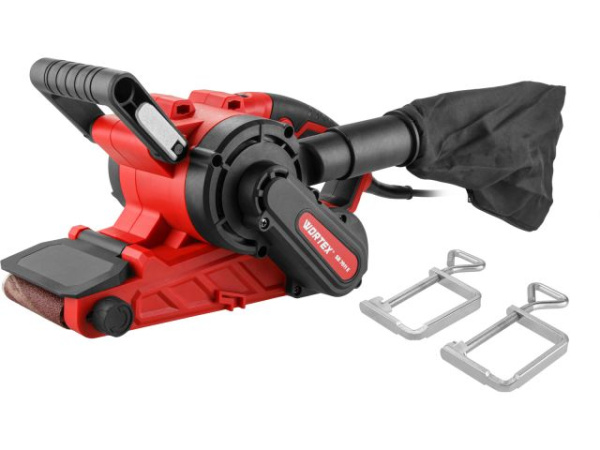 Ленточная шлифмашина Wortex SB 7611 E в кор. 1150 Вт, лента 76х533 мм, крепление к столу 