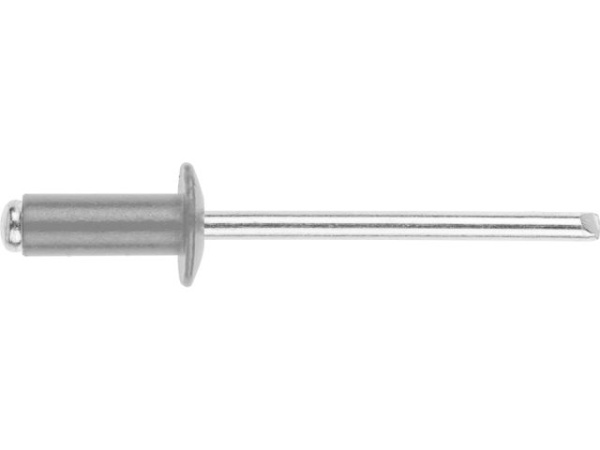 3,2x8 мм Заклепка вытяжная алюминий/сталь RAL 7004 сигнальный серый (250 шт.)