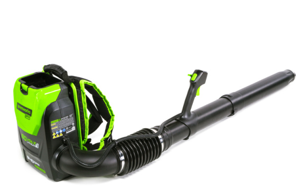 Воздуходув аккумуляторный ранцевый GD60BPB 60В Greenworks