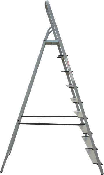 Стремянка алюминий-сталь 9 ступеней 130 мм NV1137 Новая высота 1137109