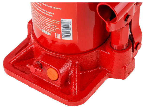 Домкрат гидравлический 20т бутылочный 225-445мм STARTUL AUTO (ST8018-20) (h min 225мм, h max 445мм)