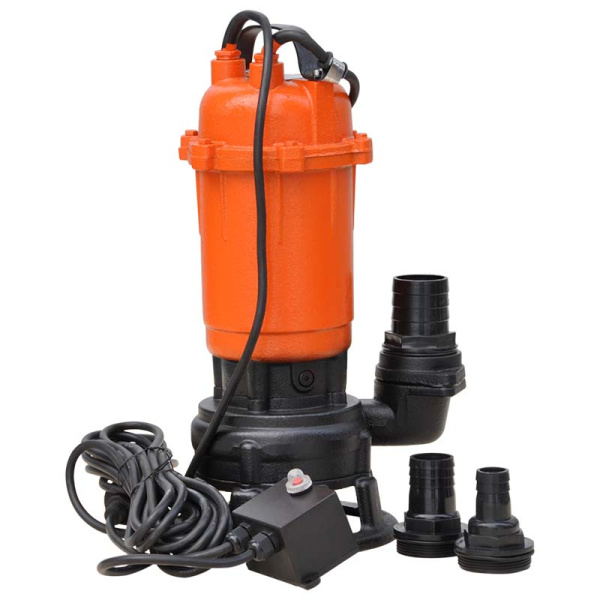 Насос дренажнo-фекальный Skiper WQ30-PRO (нож WILD CUT, 3000 Вт, 350 л/мин, чугун, попл.выкл)