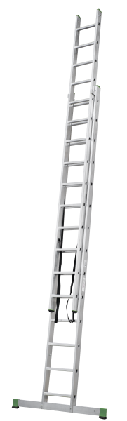 Лестница алюминиевая двухсекционная 2x14 ступеней NV2220 Новая высота 2220214