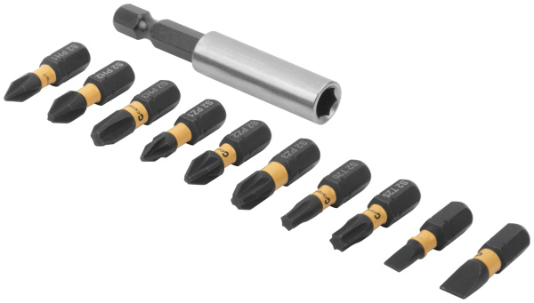 Набор торсионных бит 25 мм "Компактный" 11 предметов Profi Plus Cutop 83-871