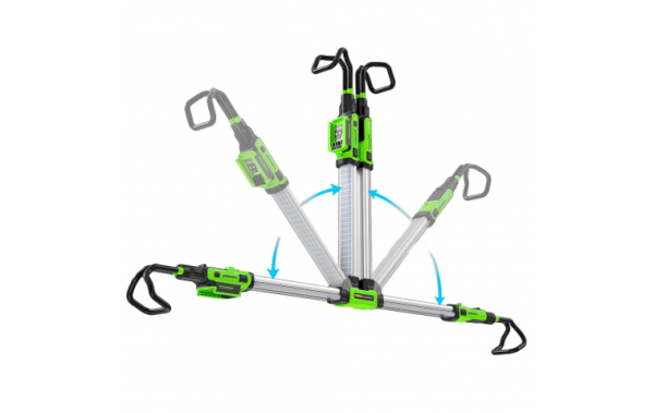 Фонарь-прожектор подкапотный светодиодный аккумуляторный G24UHL 24В 1200ЛМ Greenworks