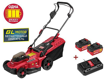 Газонокосилка аккумуляторная WORTEX CLM 3836 с акб и зу ALL1 МЕГА АКЦИЯ 
