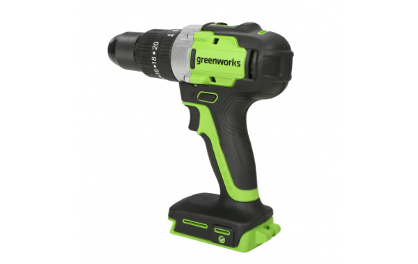 Дрель-шуруповерт аккумуляторная Greenworks GD24DD60 24В