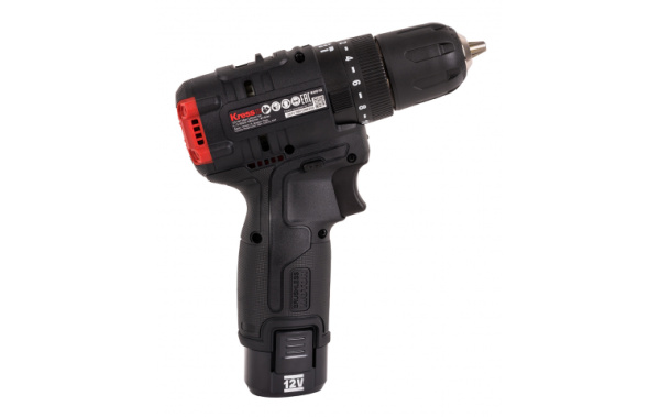 Дрель-шуруповерт аккумуляторная бесщеточная ударная  Kress KUC12 12В 40Нм 2Ач х 2 ЗУ 1.5А кейс