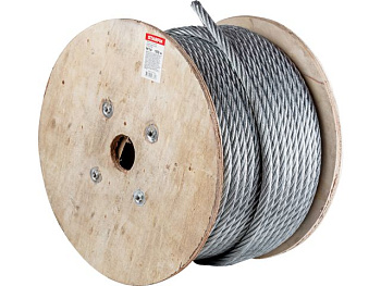 14 мм Трос стальной оцинк. DIN 3055 (бухта 100 м)