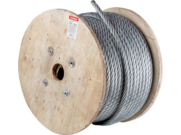 14 мм Трос стальной оцинк. DIN 3055 (бухта 100 м)