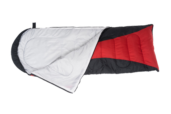 Спальный мешок ACAMPER HYGGE 2*200г/м2 (black-red)
