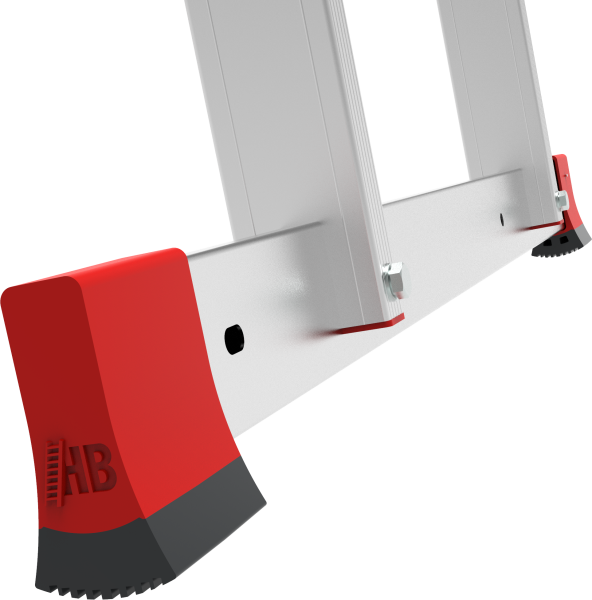 Лестница-трансформер профессиональная 4x3 ступеней 80 мм с помостом ширина 500 мм NV3334 Новая высота 3334403