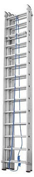 Лестница индустриальная трехсекционная с тросовой тягой 3x16 ступеней NV525 Новая высота 5250316