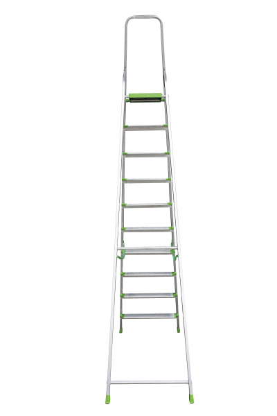 Стремянка алюминиевая 10 ступеней 130 мм NV 2117 Новая высота  2117110