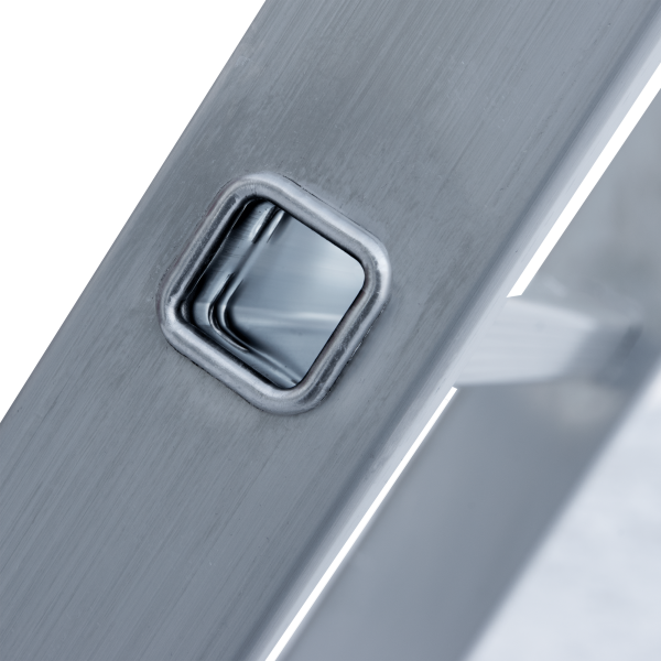 Лестница алюминиевая двухсекционная 2x17 ступеней NV1220 Новая высота 1220217