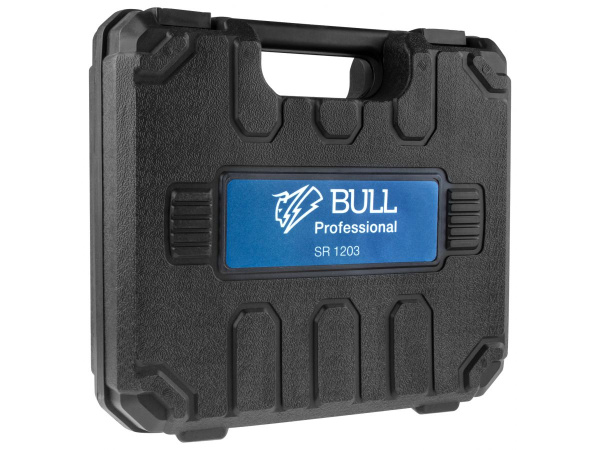 Аккум. дрель-шуруповерт BULL SR 1203 в чем. (12.0 В, 2 акк., 2.0 А/ч Li-Ion, 2 скор., 40 Нм, шурупы до 8 мм)