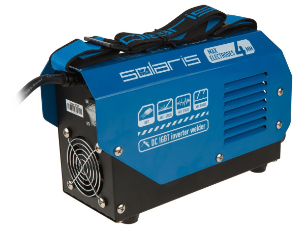 Инвертор сварочный SOLARIS MMA-200D (230В, 20-140 А, 70В, электроды диам. 1.6-4.0 мм, вес 3.1 кг)