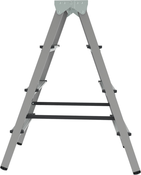 Стремянка стальная 2x4 ступени двухсторонняя NV1160 Новая высота 1160204