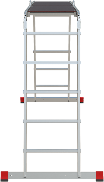 Лестница-трансформер профессиональная 2х4+2х5 ступеней с помостом ширина 500 мм NV3331 Новая высота 3331245