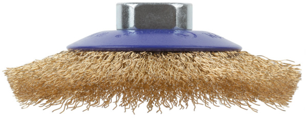 100 мм Щетка для УШМ «Тарелка» латунь Cutop Profi 82-901